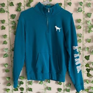 PINK quarter zip sweatshirt